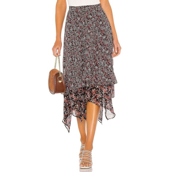 Free People Dresses & Skirts - Free People | Zuma Drippy Ruffle Skirt Size 2